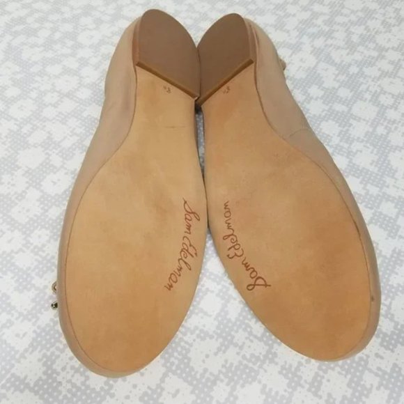 Sam Edelman Tan Flats with Bow Detail - Picture 4 of 6